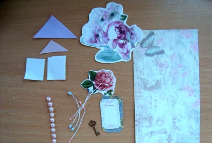 Csokoládé lány scrapbooking stílusban