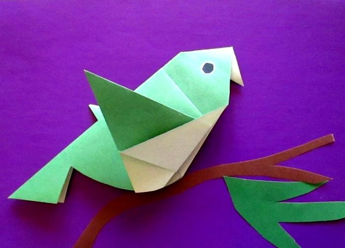 Cum să faci o pasăre origami