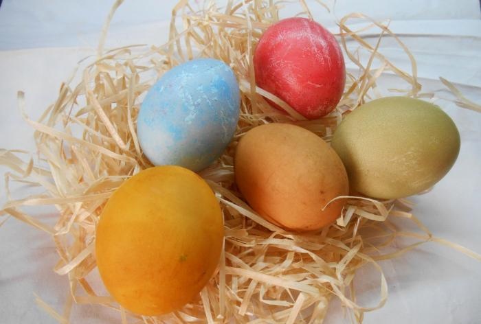 צבעים טבעיים לביצים