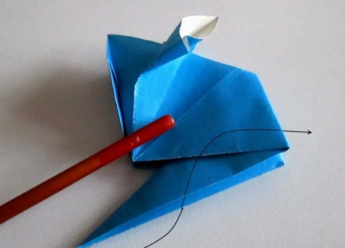 Hogyan készítsünk egeret papírból