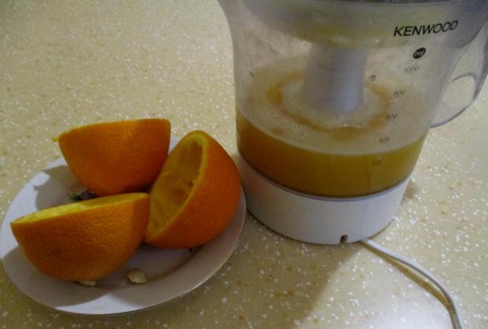 Pannacotta met sinaasappelen
