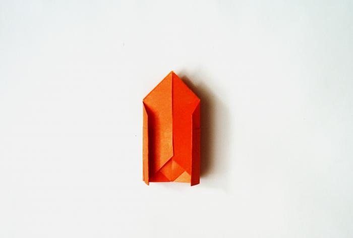 Hộp giấy Origami hình con mèo