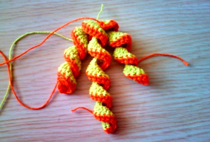 knitting decorations for summer hat