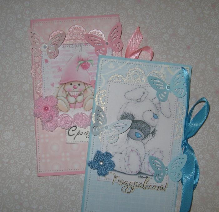 Handmade birthday envelopes