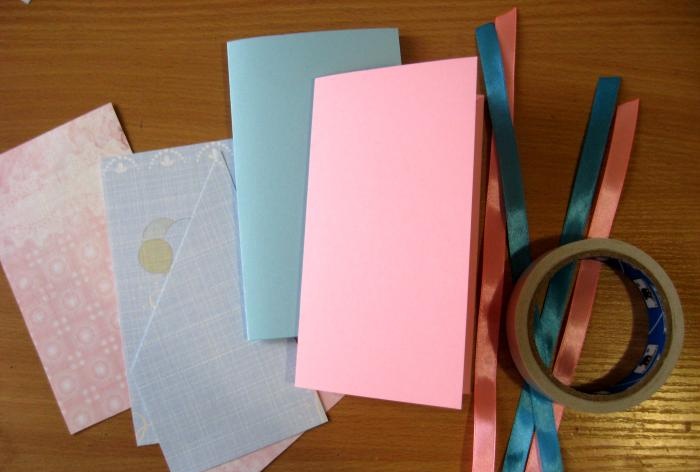 Envelopes de aniversário feitos à mão