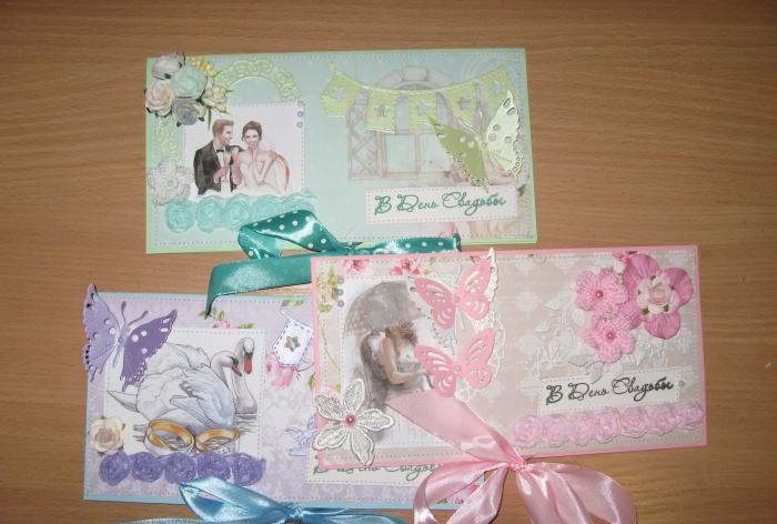 Enveloppes de mariage pour cadeau en espèces