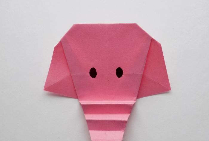 Cara membuat gajah menggunakan teknik origami