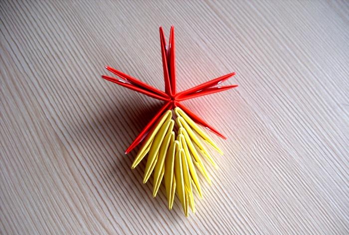 Κάκτος χρησιμοποιώντας αρθρωτή τεχνική origami