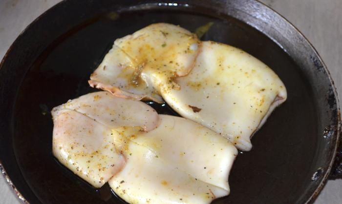 How to fry squid deliciously