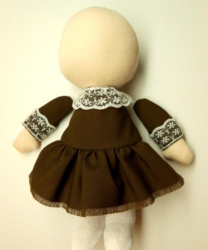 How to sew a textile interior doll