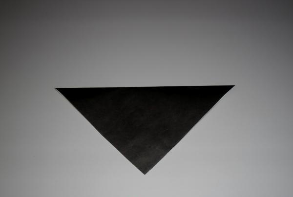 Fold arket diagonalt