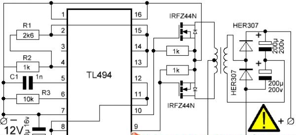 circuit ng inverter