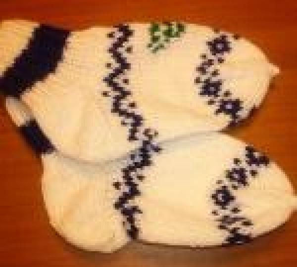 Detské ponožky s nórskymi vzormi