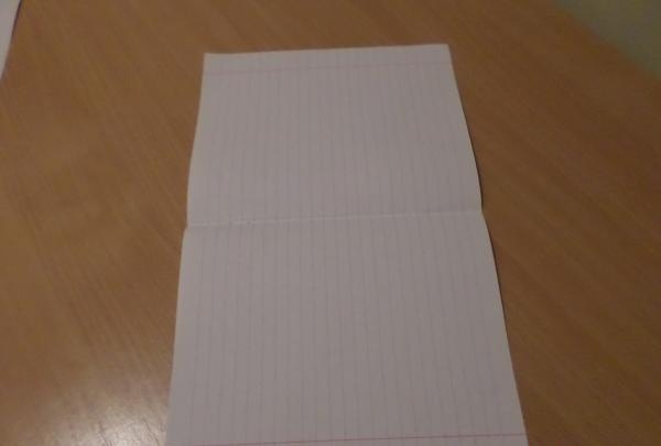 blank sheets of notebooks