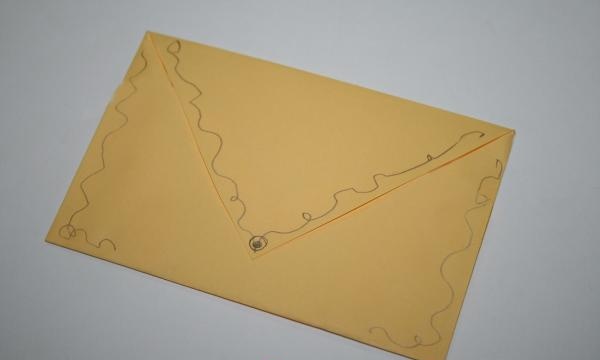 Kartpostal için zarf