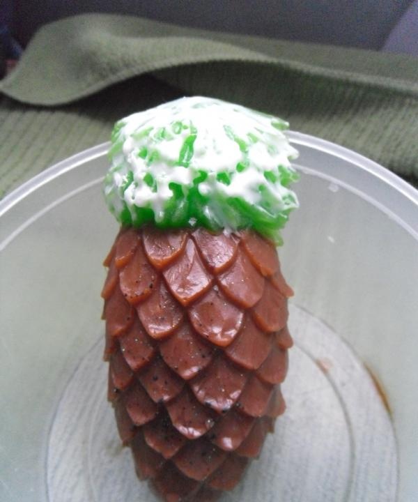 handmade soap pine cone