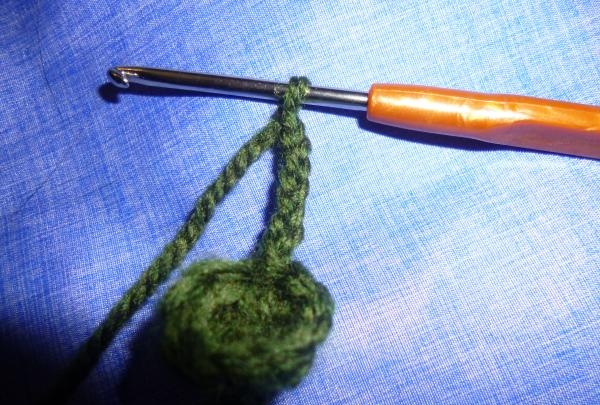tricoter sept mailles en l'air