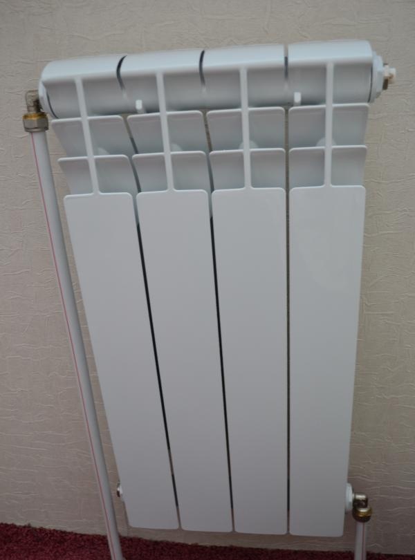 radiator aansluitingen