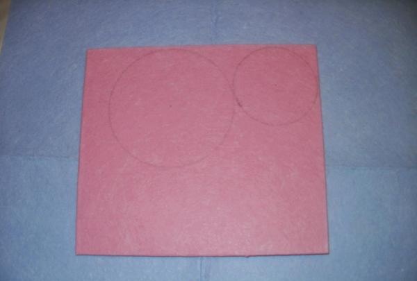 σχεδιάστε δύο κύκλους με μια πυξίδα
