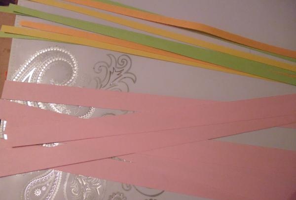 Cut strips of paper