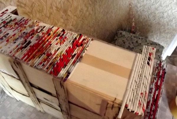 decoratieve plank gemaakt van multiplex doos