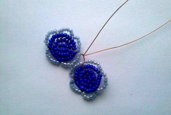 Terry violet en perles