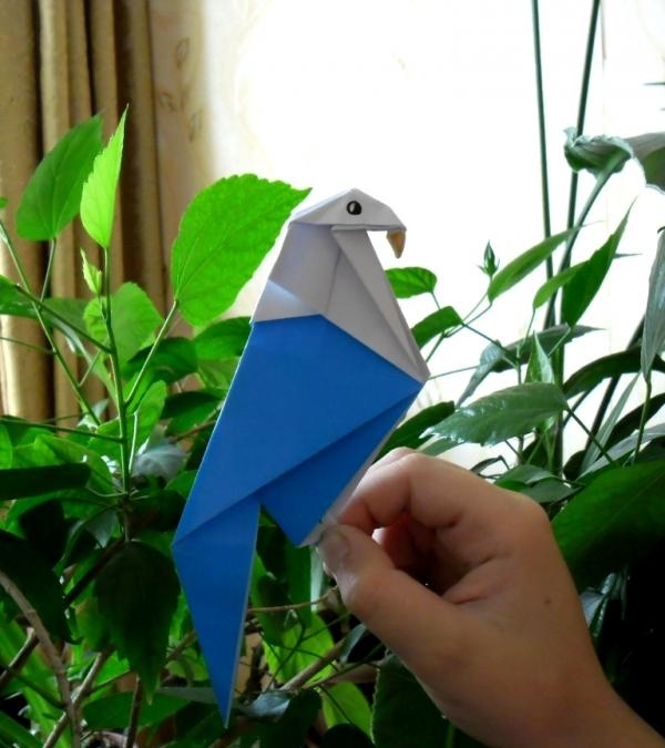 Paper parrot