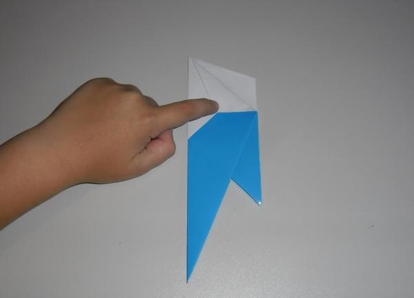 Perroquet en papier