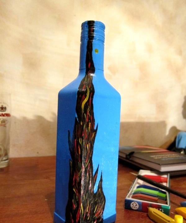dekoracja butelki