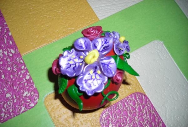 Macizo de flores de Pascua 3D