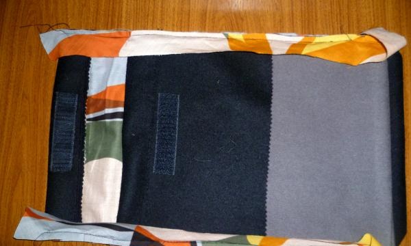 Cut from lining fabric