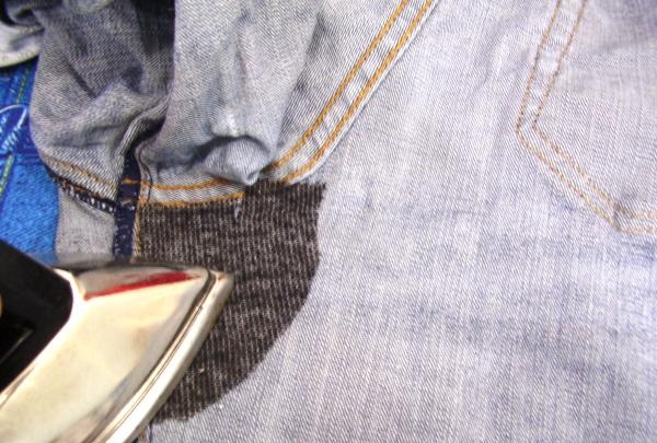Jeans thuis repareren