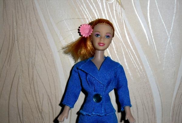 kalhotový kostým pro panenku Barbie