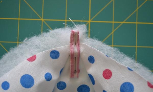 sewing the parts