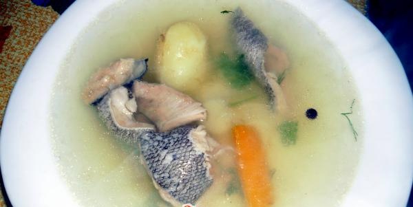 sopa de trucha