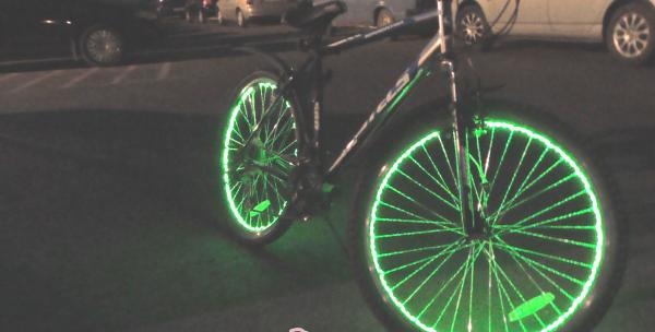 kerékpárkerék lámpák