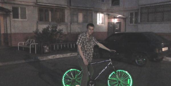 fietswiel verlichting