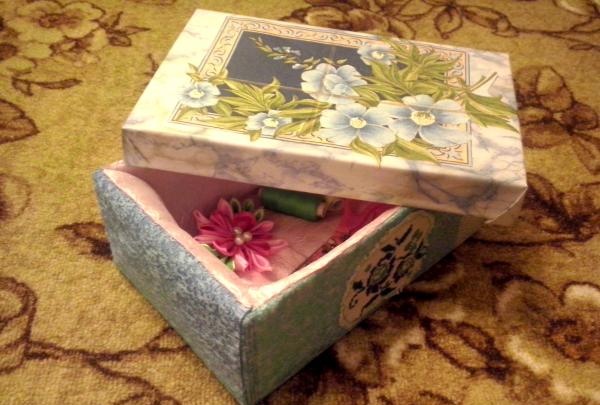 box made from scrap materials