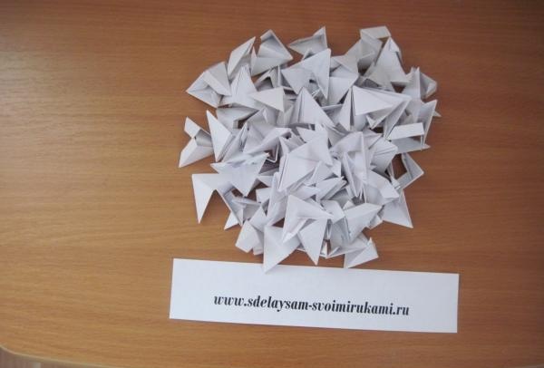 Origami modulaire Lapin joyeux