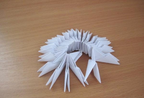 Modulær origami munter kanin