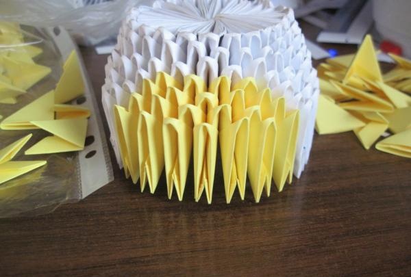Modularni origami mačka