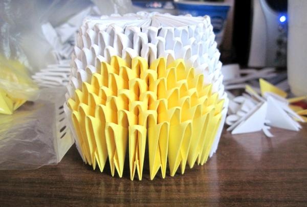 Modular origami na pusa