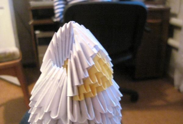 Modüler origami kedi