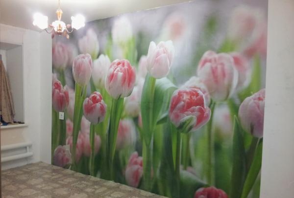 Pasting wallpaper and photo wallpaper