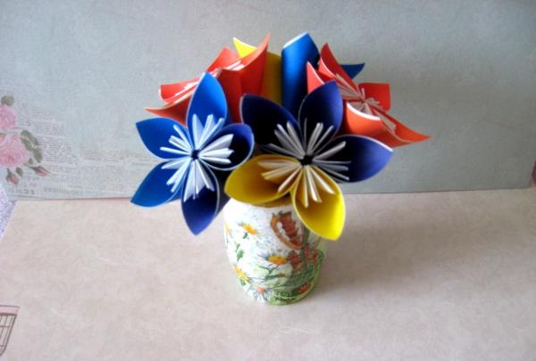 Оригами папирно цвеће