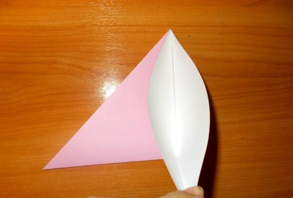 Caracol de origami engraçado