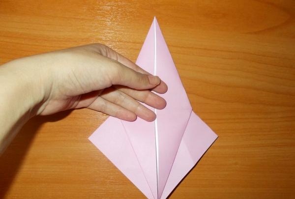 Nakakatawang origami snail