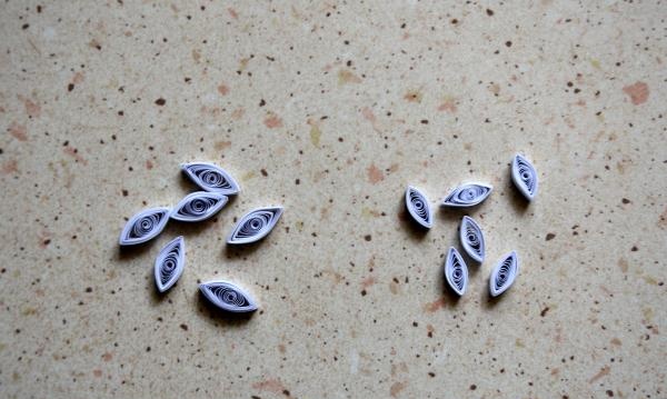 Quilling postcard Snowflake