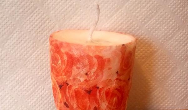 Candle for Valentine's Day