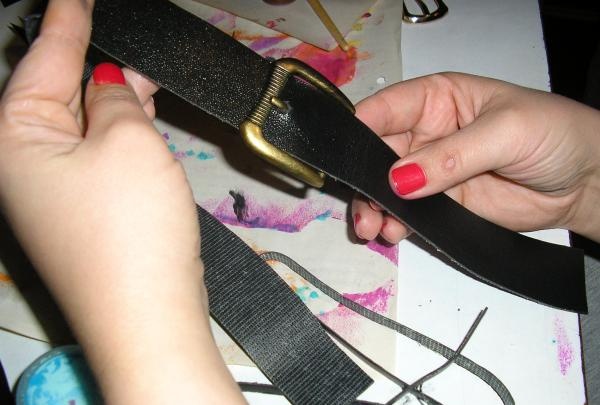 Cutting the belt